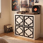 IKEA Kallax Arabesque overlay in black in a teenage bedroom — The Upscale Collection