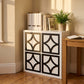 IKEA Kallax Diamond overlay in black shown in a home office — The Upscale Collection